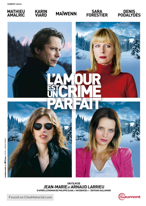 L&#039;amour est un crime parfait - French DVD movie cover