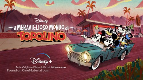 &quot;The Wonderful World of Mickey Mouse&quot; - Italian Movie Poster