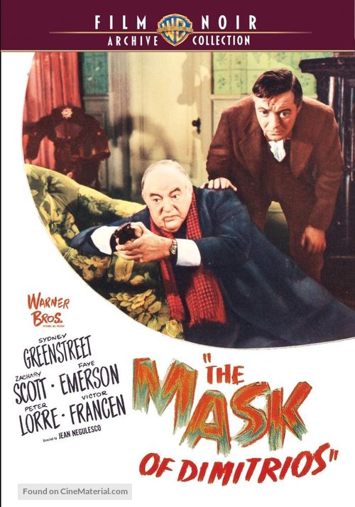 The Mask of Dimitrios - DVD movie cover