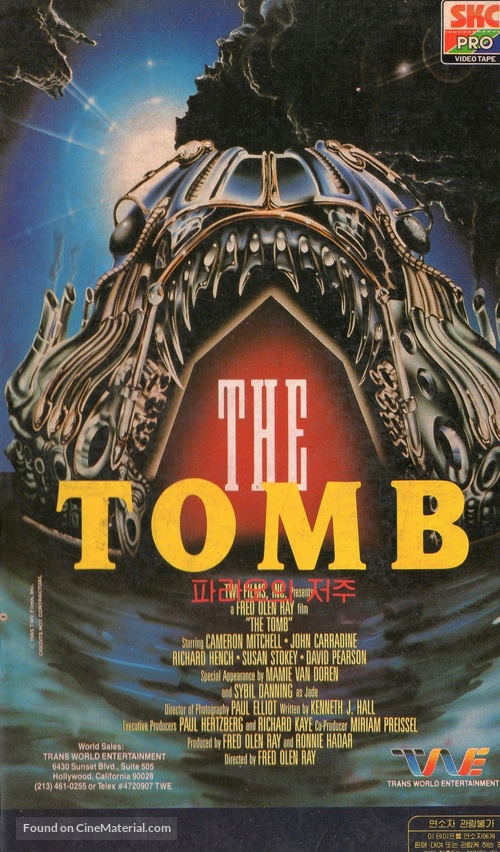 The Tomb - South Korean VHS movie cover