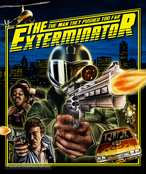 The Exterminator - British Blu-Ray movie cover