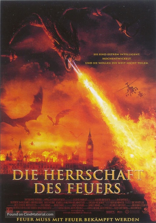 Reign of Fire - German Movie Poster