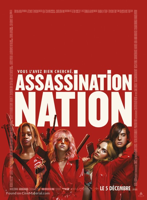 Assassination Nation - French Movie Poster