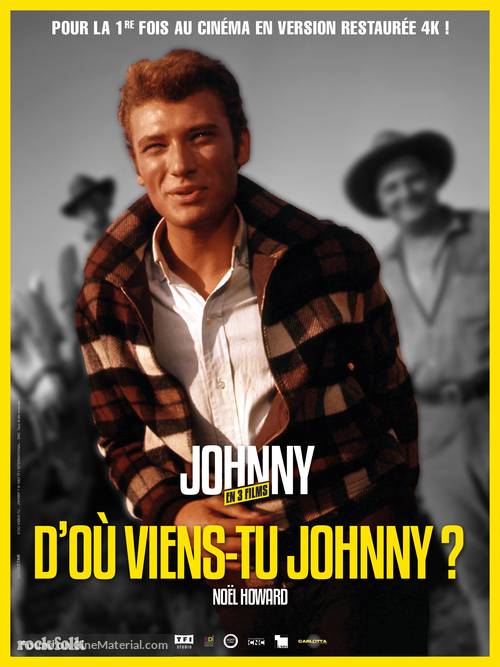 D&#039;o&ugrave; viens-tu, Johnny? - French Re-release movie poster