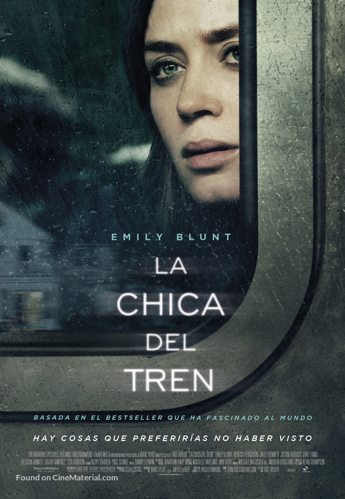 The Girl on the Train - Spanish Movie Poster
