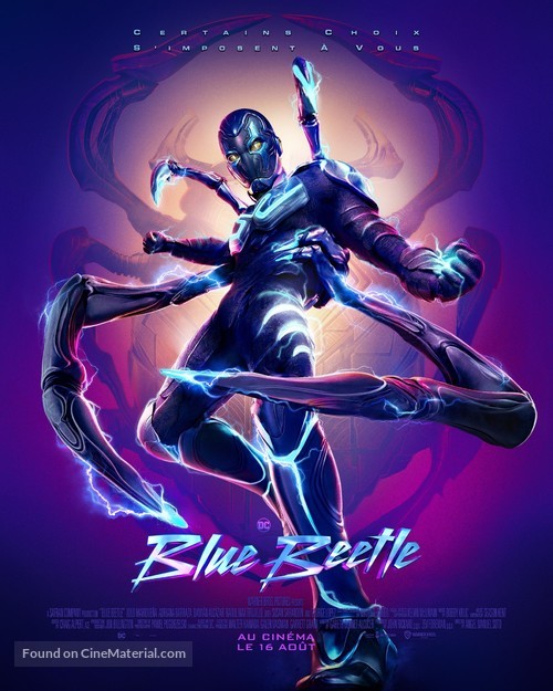 Blue Beetle - French Movie Poster