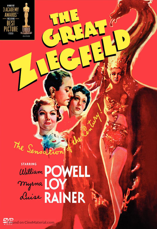 The Great Ziegfeld - DVD movie cover