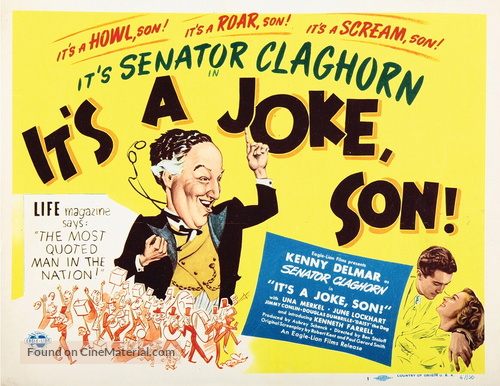 It&#039;s a Joke, Son! - Movie Poster