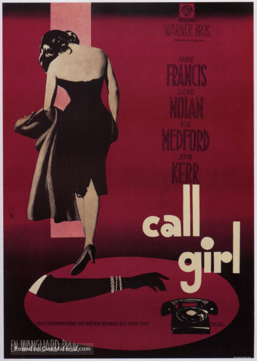 Girl of the Night - Swedish Movie Poster