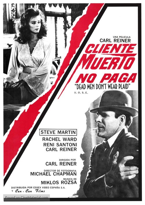 Dead Men Don&#039;t Wear Plaid - Spanish Movie Poster