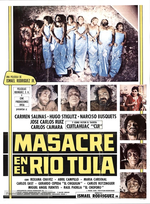 Masacre en el r&iacute;o Tula - Mexican Movie Poster