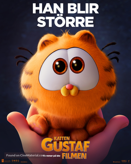 The Garfield Movie - Swedish Movie Poster