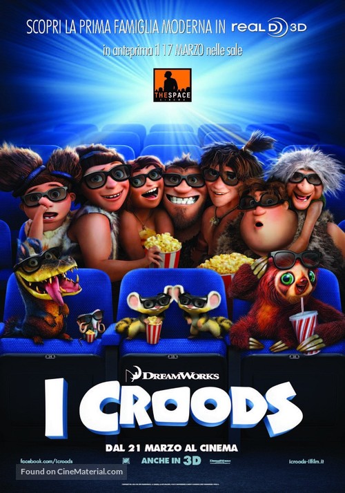 The Croods - Italian Movie Poster