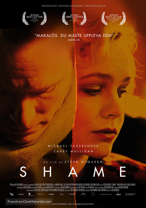 Shame - Swedish Movie Poster
