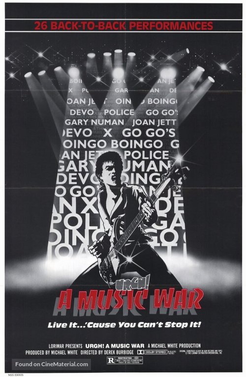 Urgh! A Music War - Movie Poster