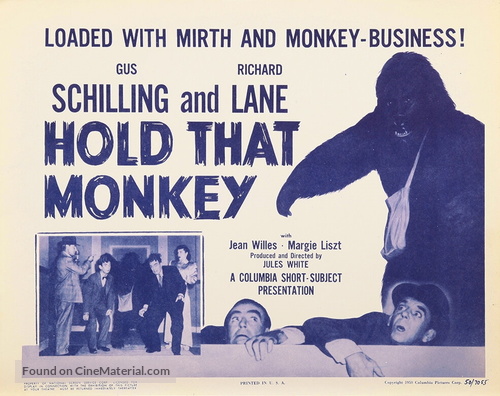 Hold That Monkey - Movie Poster