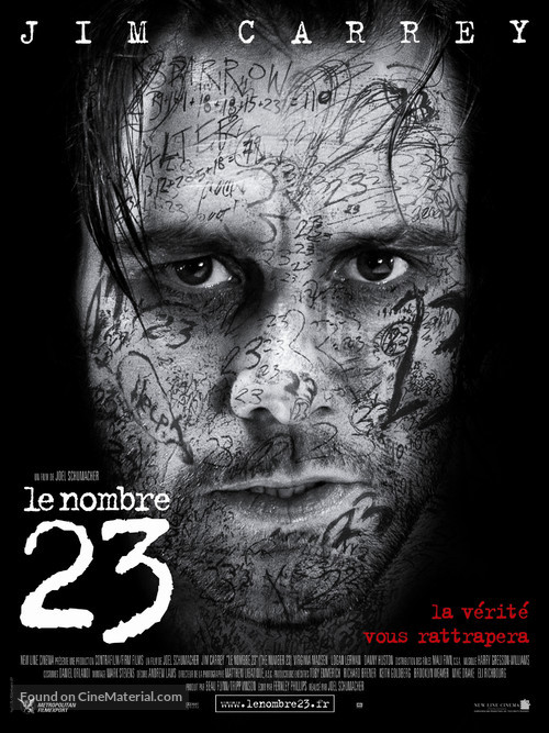 The Number 23 - French Movie Poster