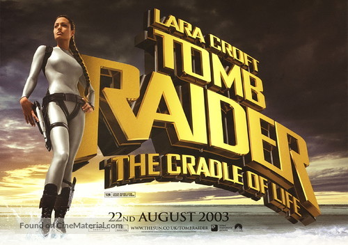 Lara Croft Tomb Raider: The Cradle of Life - British Movie Poster