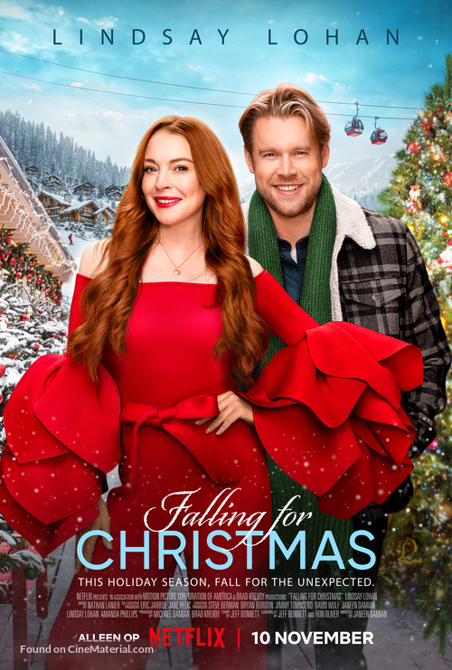 Falling for Christmas - Dutch Movie Poster