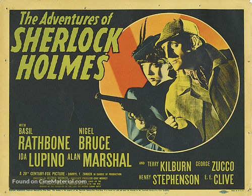 The Adventures of Sherlock Holmes - Movie Poster
