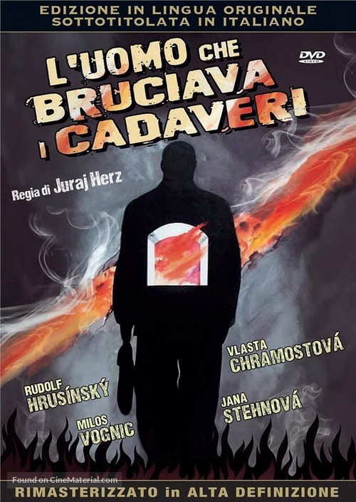Spalovac mrtvol - Italian DVD movie cover