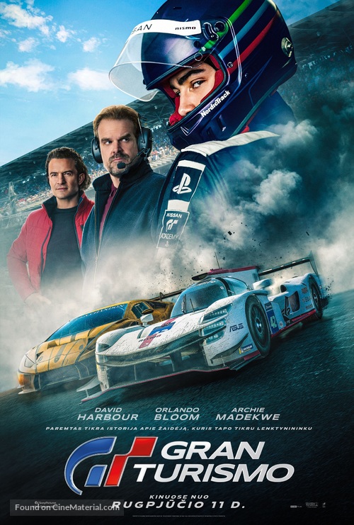 Gran Turismo - Lithuanian Movie Poster