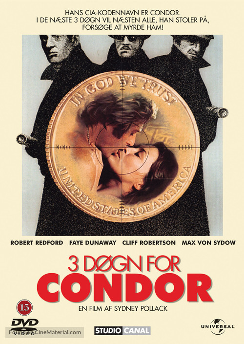 Three Days of the Condor - Danish Movie Cover