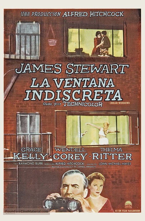 Rear Window - Spanish Movie Poster