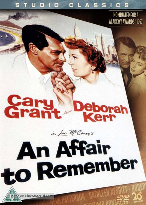 An Affair to Remember - British DVD movie cover