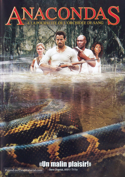 Anacondas: The Hunt For The Blood Orchid - French Movie Cover