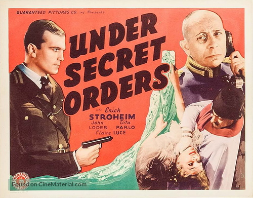Under Secret Orders - Movie Poster