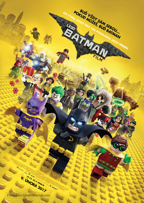 The Lego Batman Movie - Czech Movie Poster