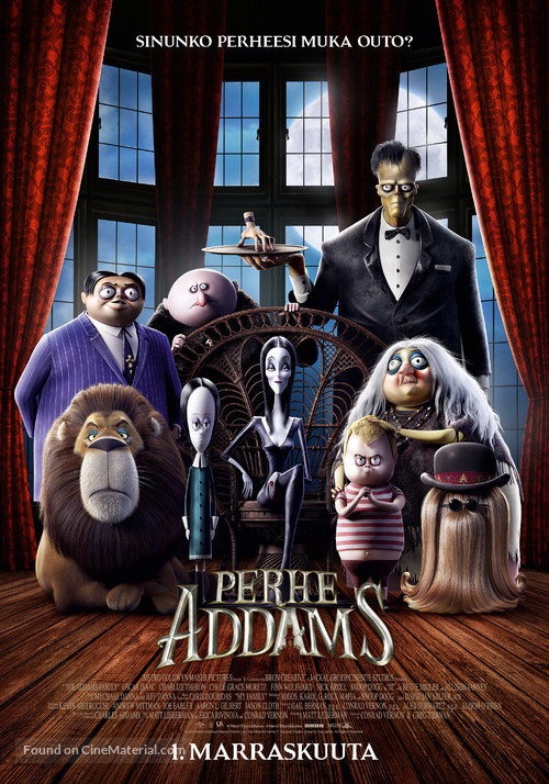 The Addams Family - Finnish Movie Poster