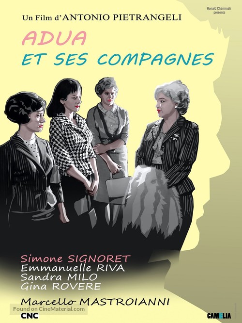 Adua e le compagne - French Re-release movie poster