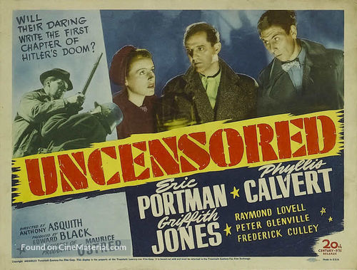 Uncensored - Movie Poster