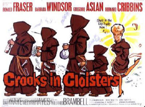 Crooks in Cloisters - British Movie Poster