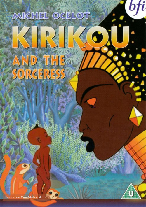 Kirikou et la sorci&egrave;re - British Movie Cover