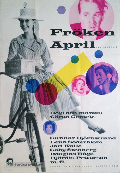 Fr&ouml;ken April - Swedish Movie Poster