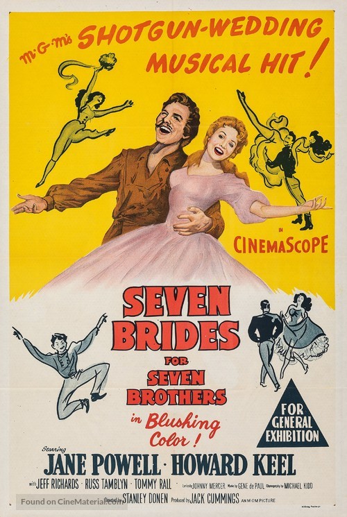 Seven Brides for Seven Brothers - Australian Movie Poster