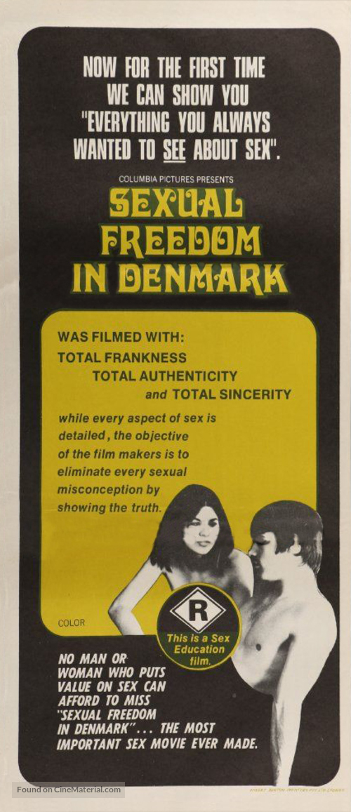 Sexual Freedom in Denmark - Australian Movie Poster