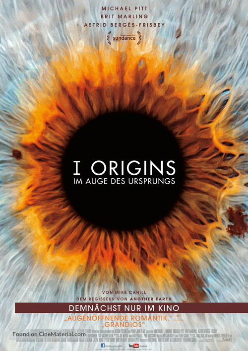 I Origins - German Movie Poster