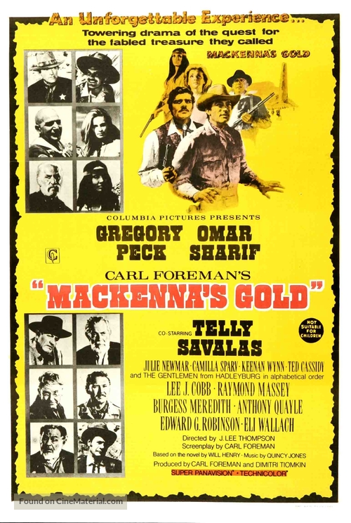 Mackenna&#039;s Gold - Australian Movie Poster