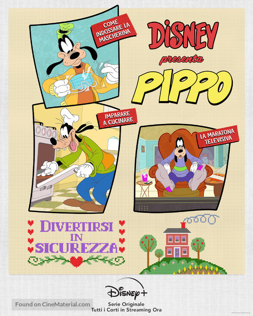 Disney Presents Goofy in How to Stay at Home - Italian Movie Poster