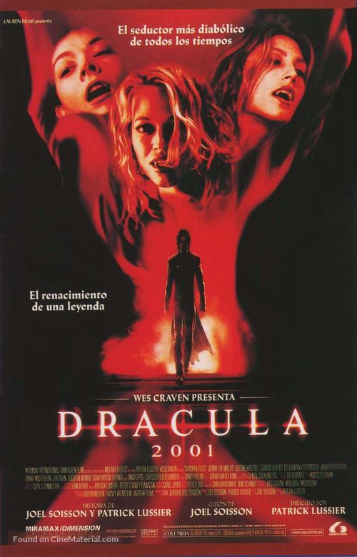 Dracula 2000 - Spanish VHS movie cover