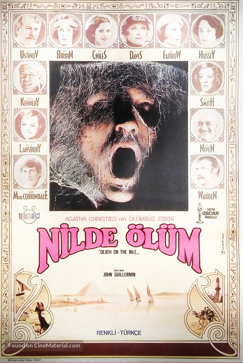 Death on the Nile - Turkish Movie Poster