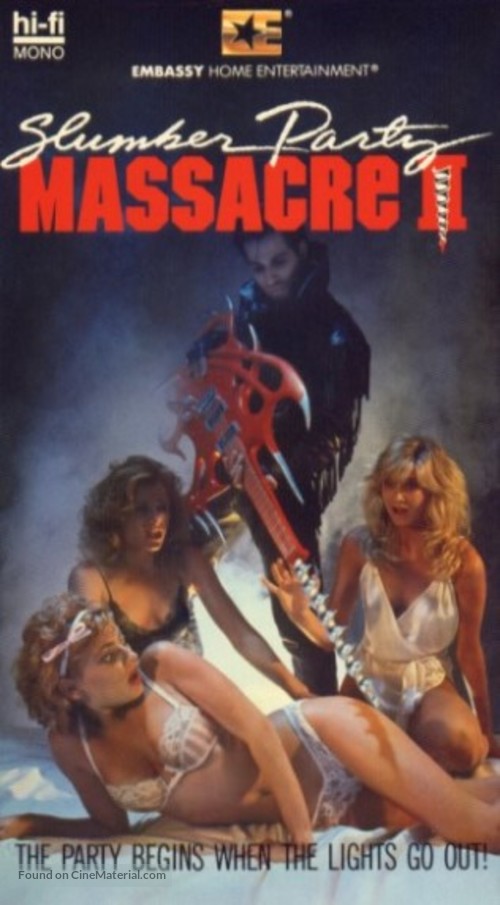 Slumber Party Massacre II - VHS movie cover