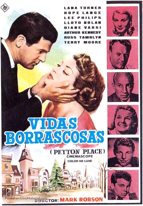 Peyton Place - Spanish Movie Poster