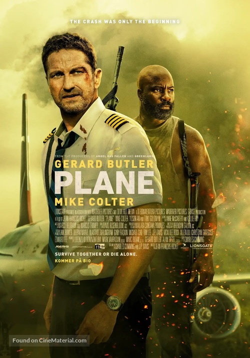 Plane - Swedish Movie Poster