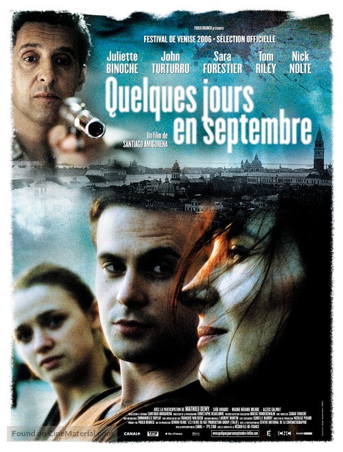 Quelques jours en septembre - French Movie Poster