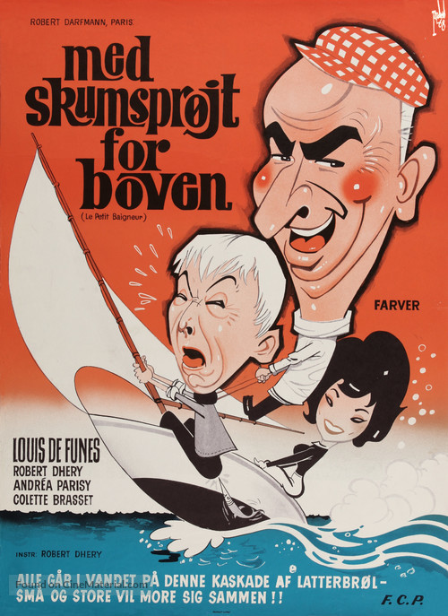 Petit baigneur, Le - Danish Movie Poster